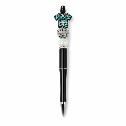 Handmade Beaded Pens – Silicone, Resin & 3D Printed Bead Designs