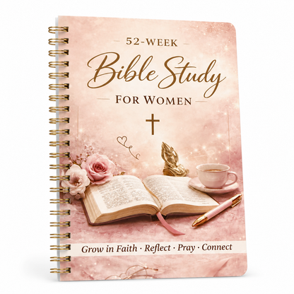 52-Week Bible Study for Women | Spiral-Bound Christian Devotional & Guided Faith Journal
