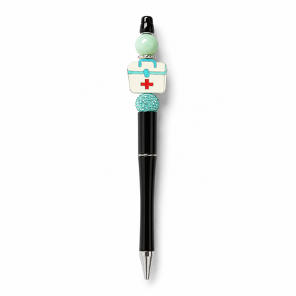 Handmade Beaded Pens – Silicone, Resin & 3D Printed Bead Designs