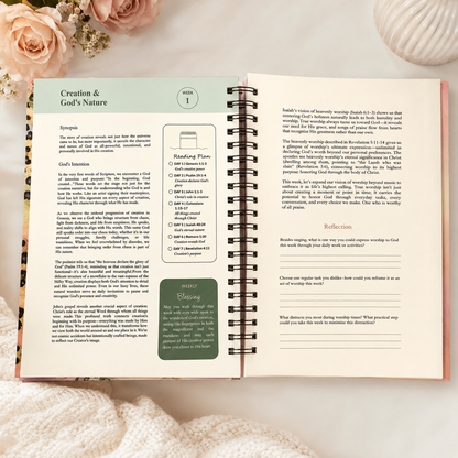 The Bible in 52 Weeks for Women | Spiral-Bound Yearlong Bible Study & Devotional Journal