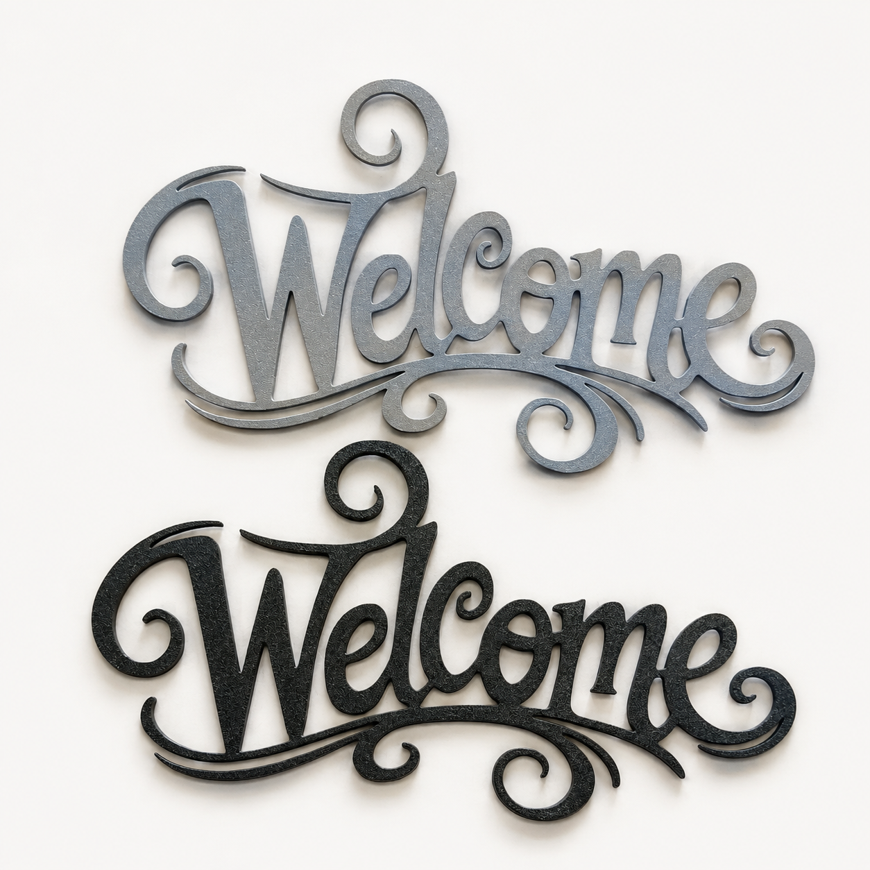 3D Printed Welcome Sign | Door Wreath Insert & Home Décor