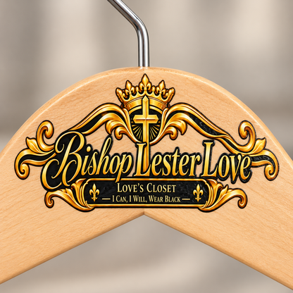 Custom Personalized Wooden Hangers (Set Of 4)