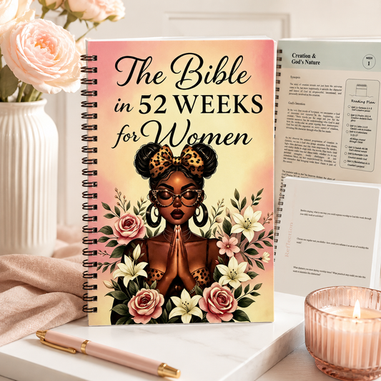 The Bible in 52 Weeks for Women | Spiral-Bound Yearlong Bible Study & Devotional Journal