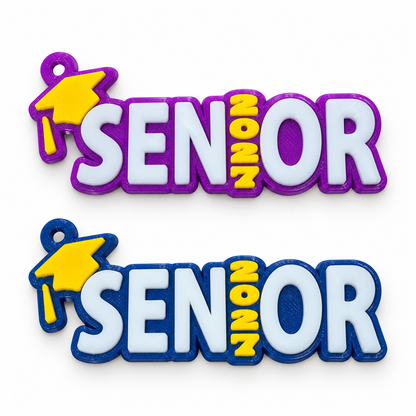 Senior "2027" 3D Keychain