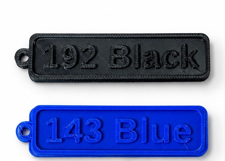 Custom 3D Printed Bag Tags