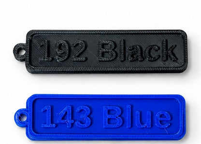 Custom 3D Printed Bag Tags