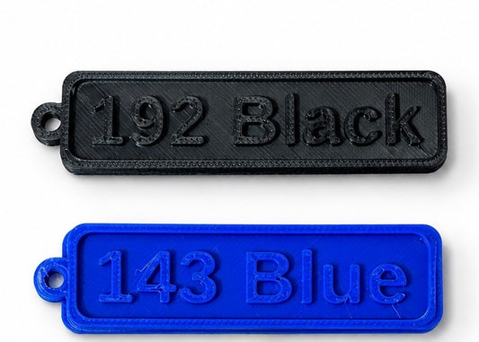 Custom 3D Printed Bag Tags