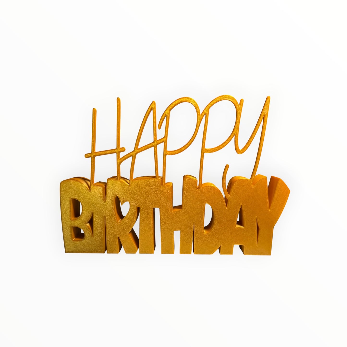 3D Printed Happy Birthday Display Sign