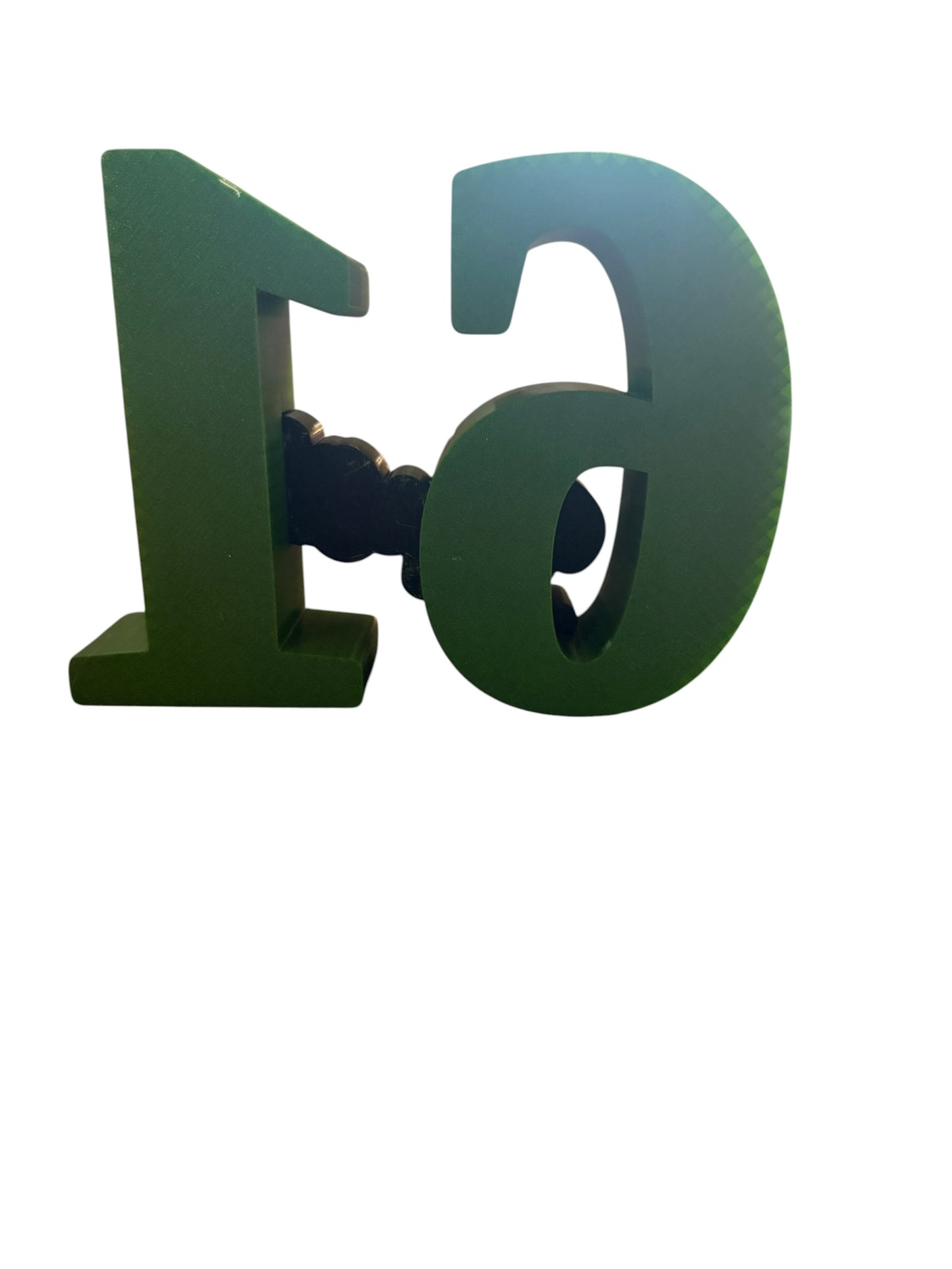 Custom 3D Printed Birthday Number & Name Display