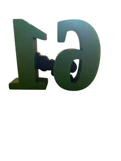 Custom 3D Printed Birthday Number & Name Display