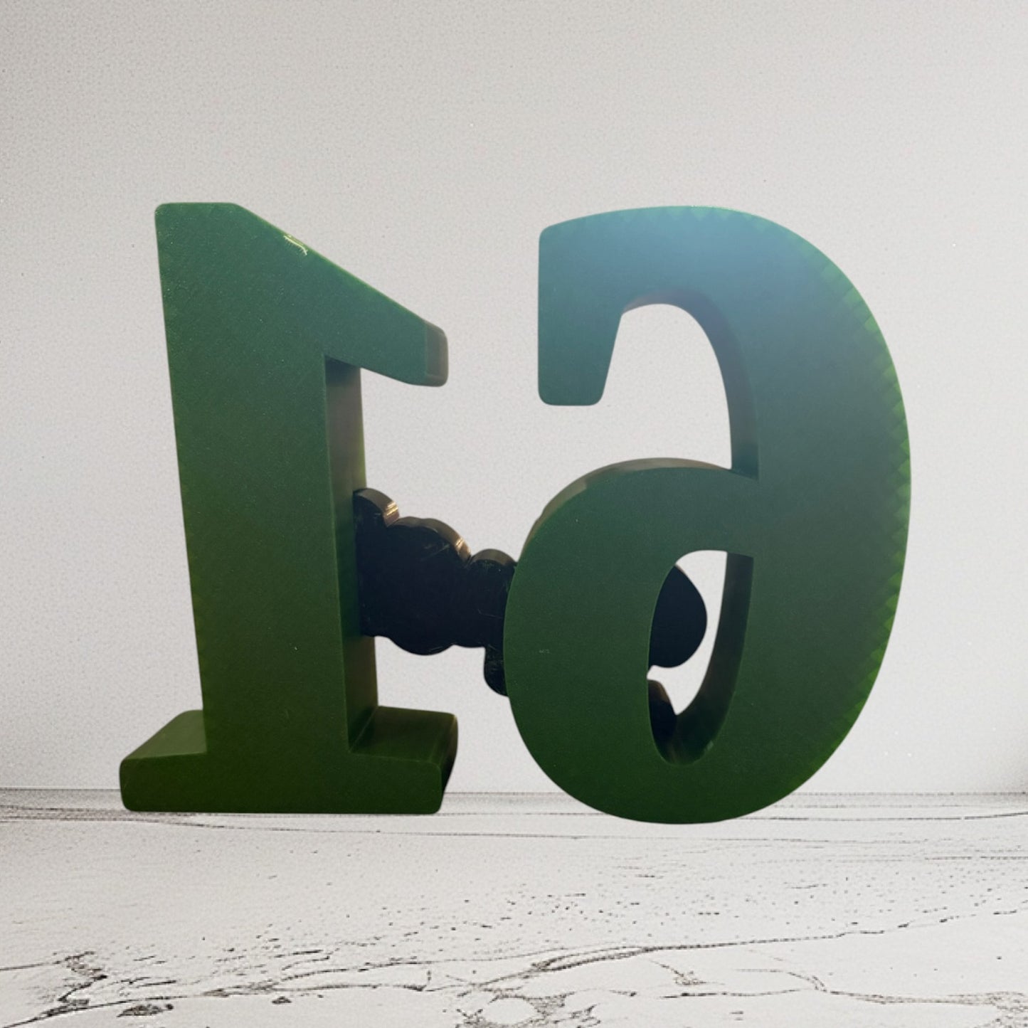 Custom 3D Printed Birthday Number & Name Display