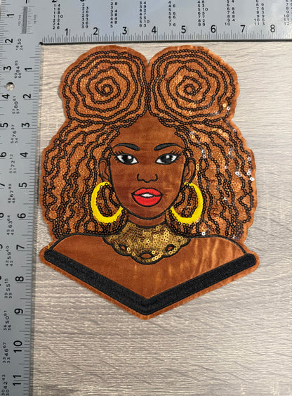Glam natural curls portrait patch