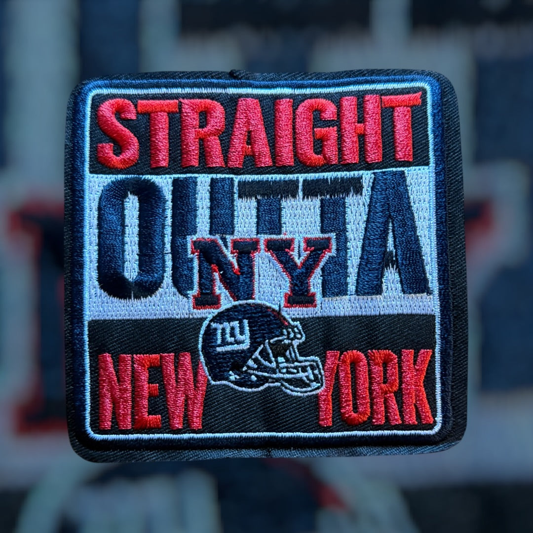 New York Giants Straight Outta New York Embroidered Patch