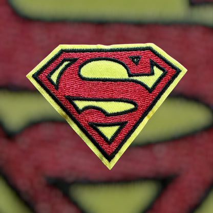 Superman Logo Embroidered Patch