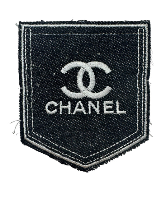 Black Denim CC Pocket Patch