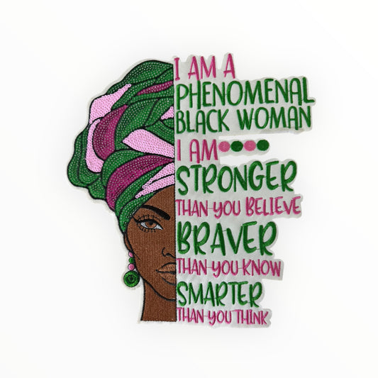Phenomenal Black Woman Large Patch