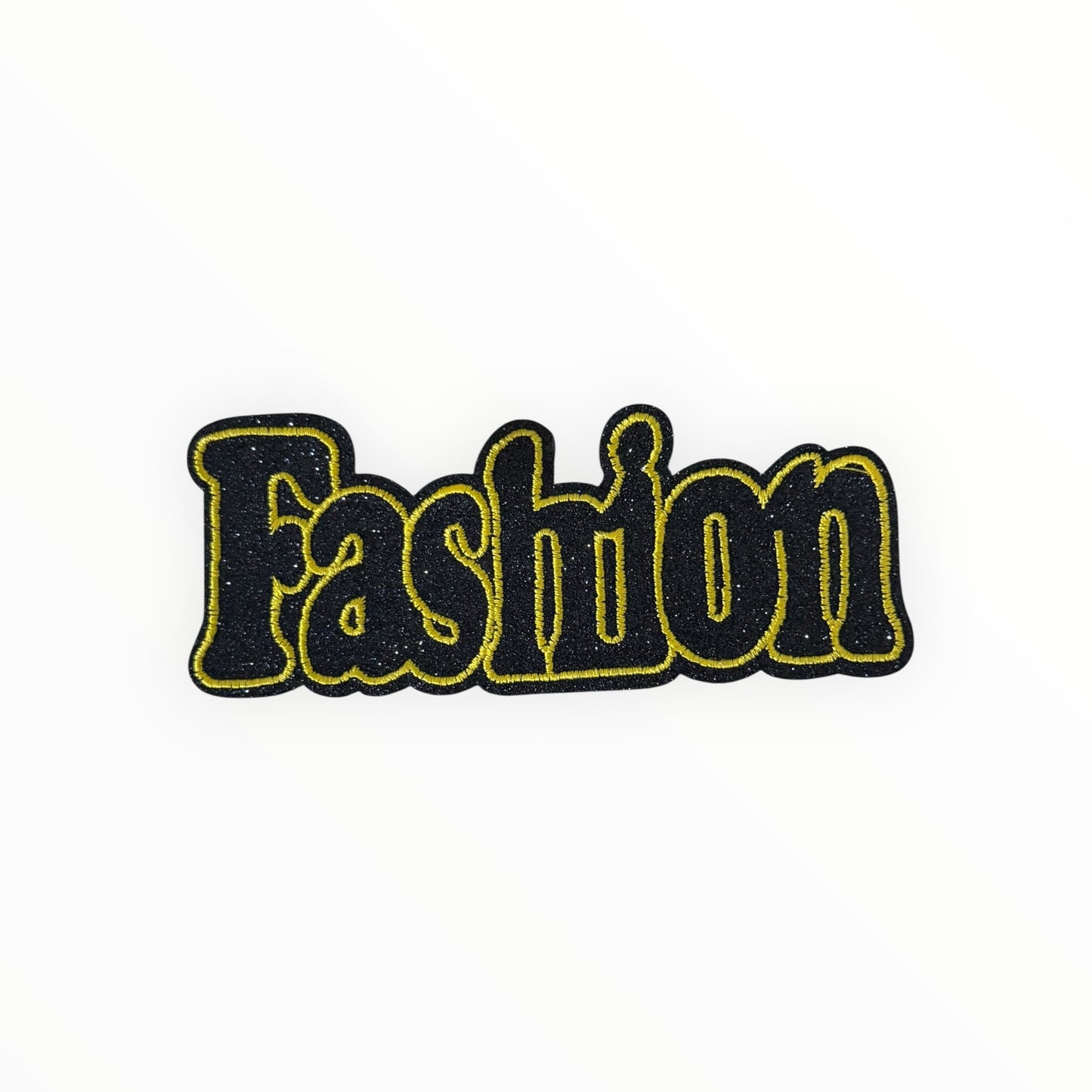 Fashion Embroidered Text Patch