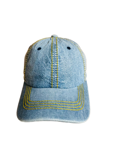 Classic Light Blue Denim Baseball Cap