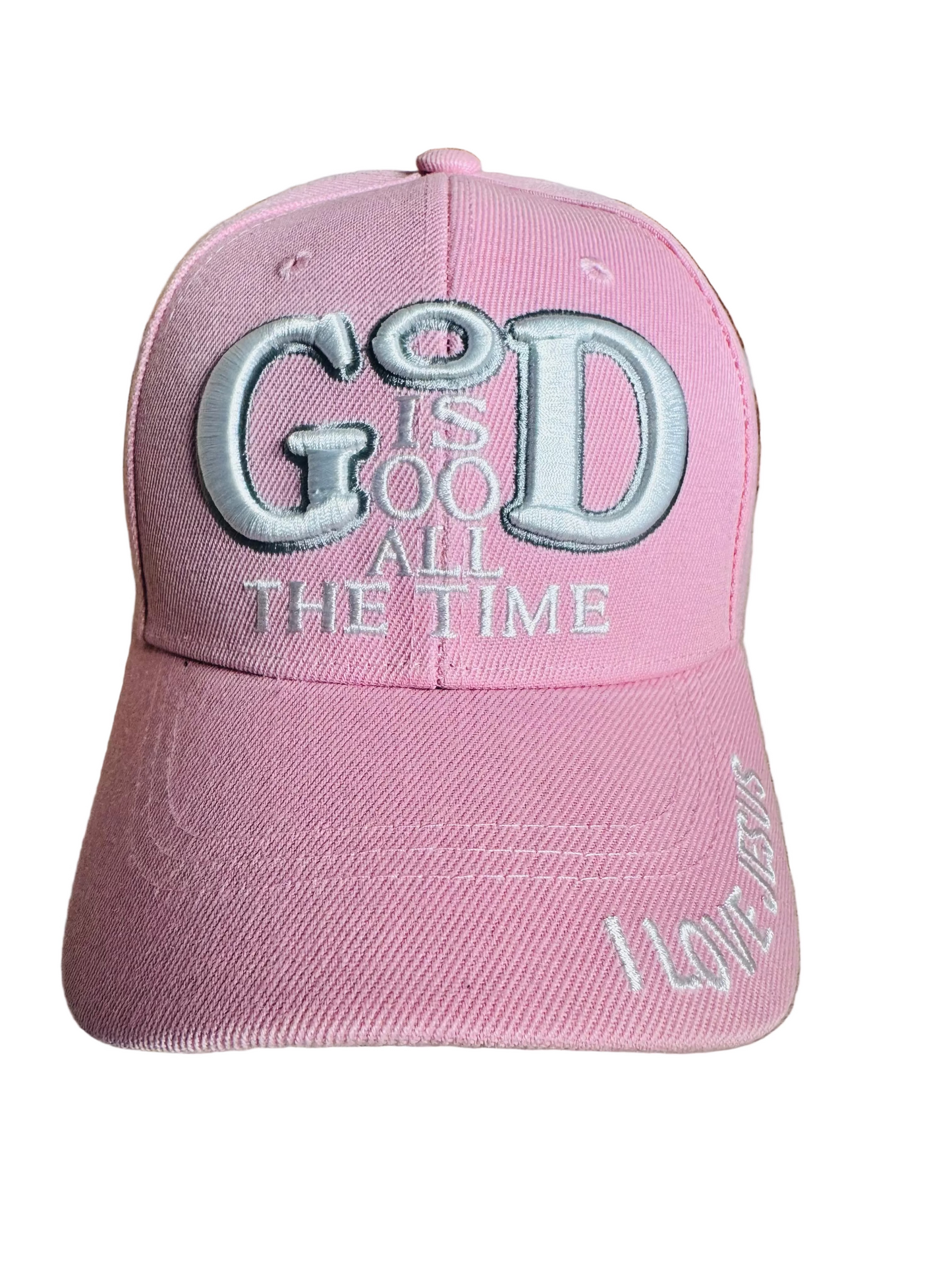 God Is Good All the Time Embroidered Cap