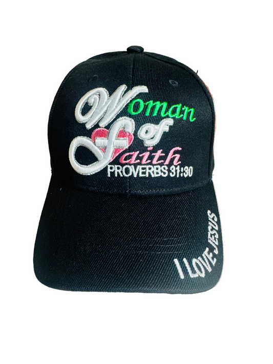 Woman of Faith Embroidered Hat