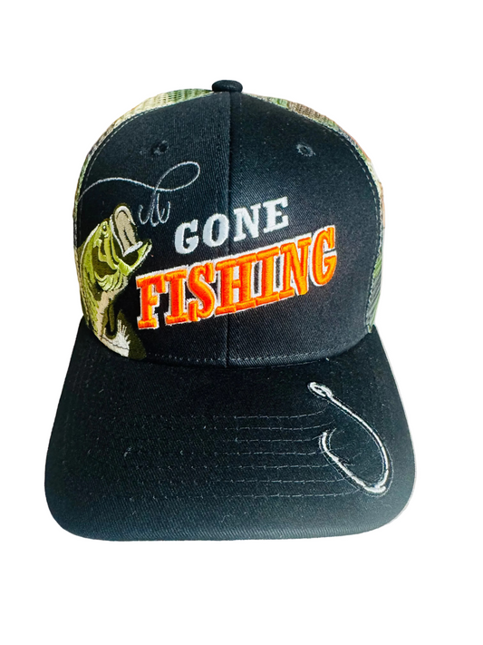 Gone Fishing Trucker Hat