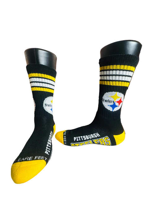 Steel City Pride Socks 🖤💛 – Bold Fan Statement Gear