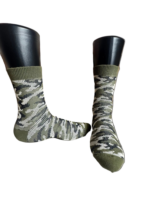 Camo Vibe Crew Socks  Streetwear x Comfort