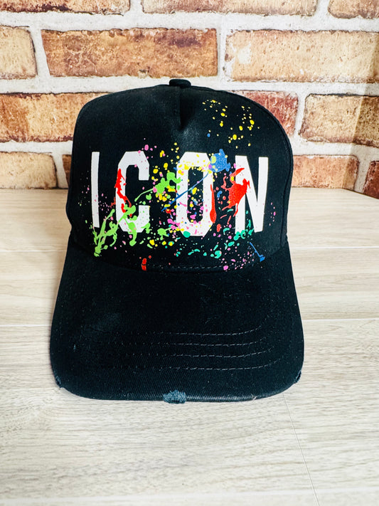 ICON Splatter Paint Adjustable Cap