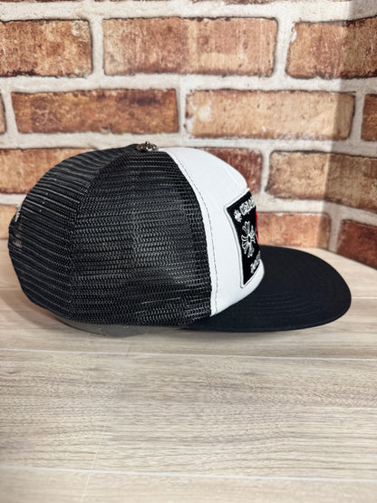 Chrome Hearts “Lips of Fire” Trucker Cap