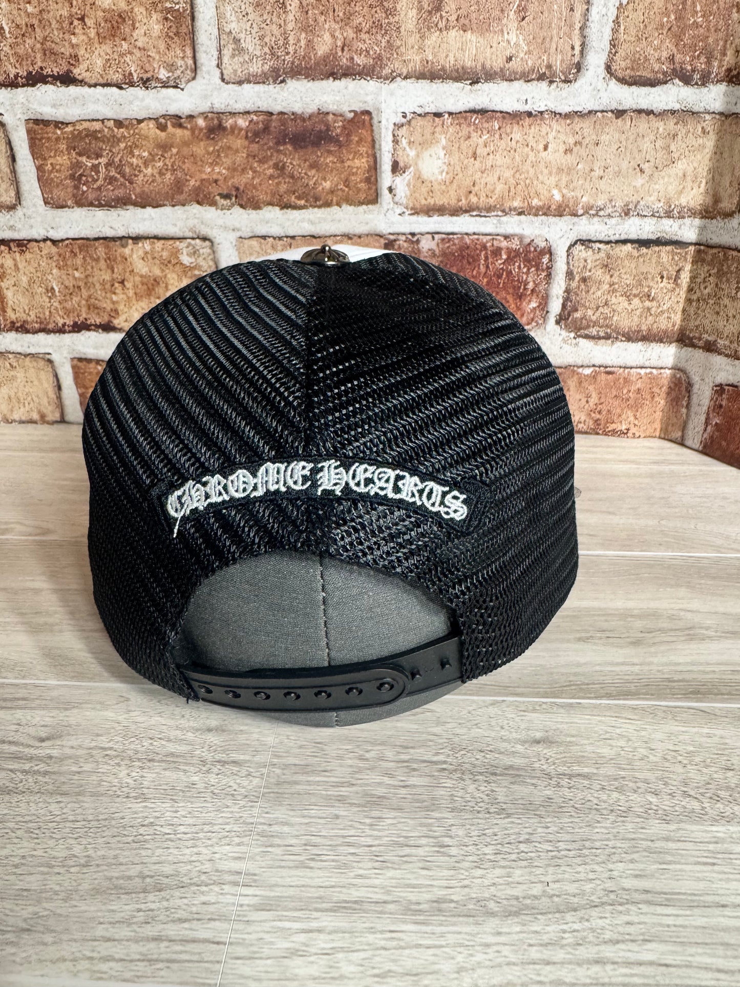 Chrome Hearts “Lips of Fire” Trucker Cap