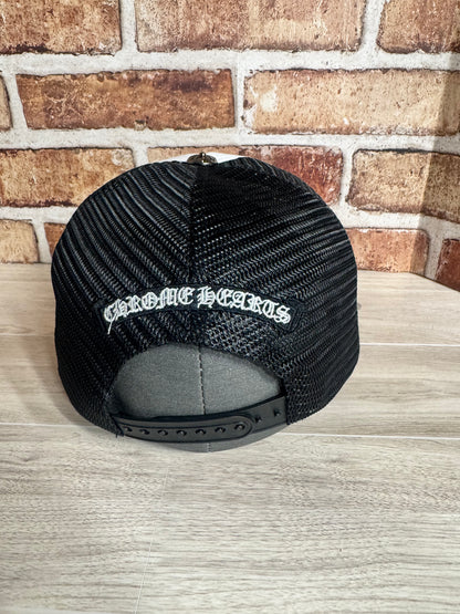 Chrome Hearts “Lips of Fire” Trucker Cap