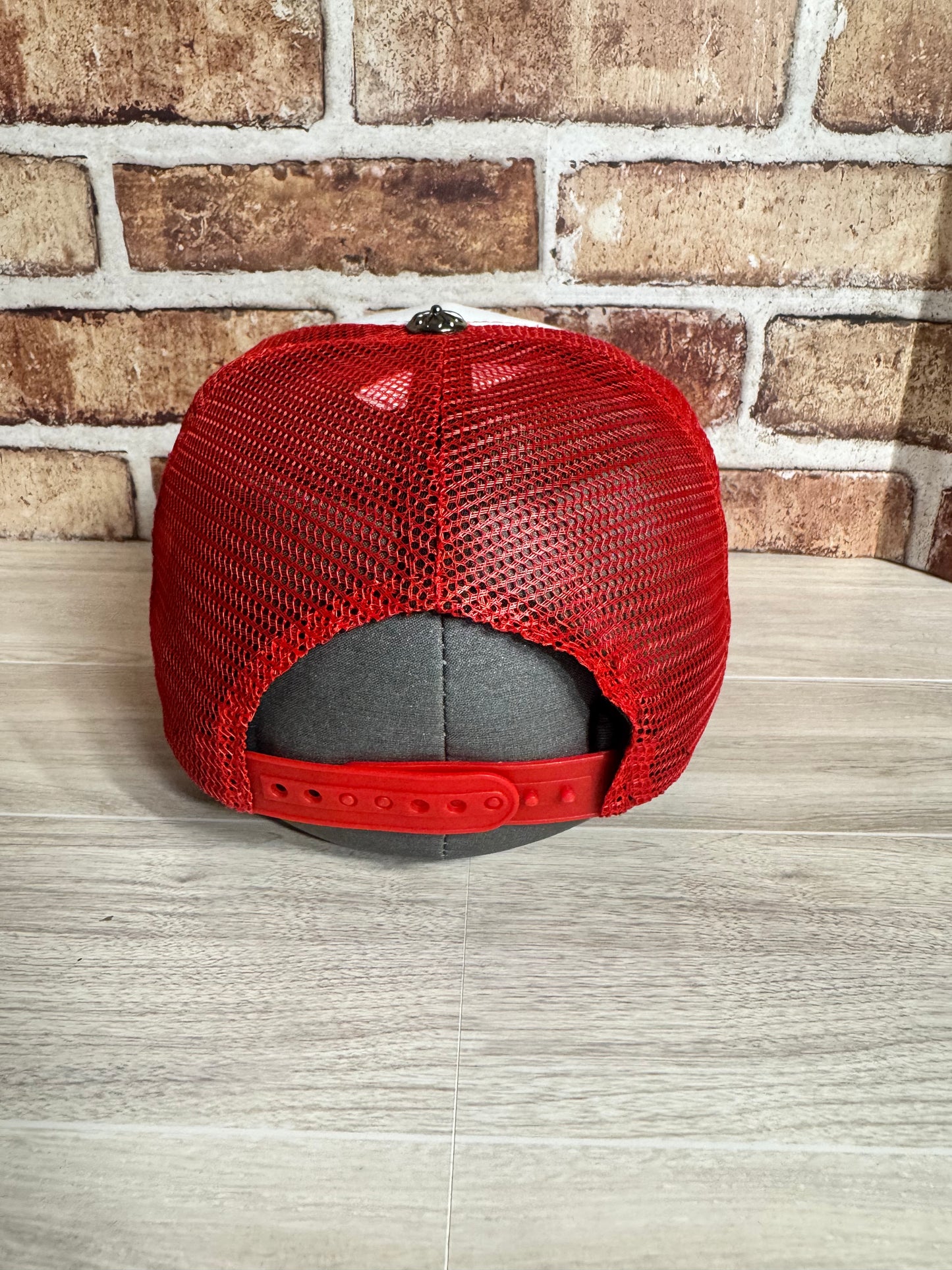 Chrome Hearts “CH” Red, White & Blue Trucker Hat