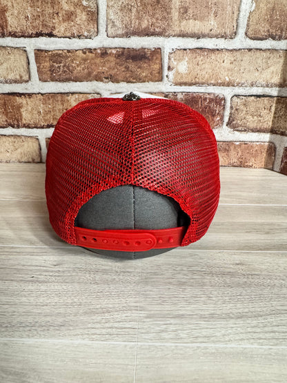 Chrome Hearts “CH” Red, White & Blue Trucker Hat