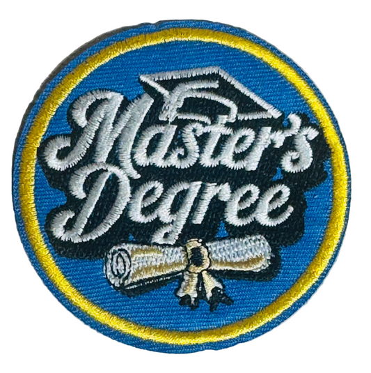 Master’s Degree Embroidered Patch