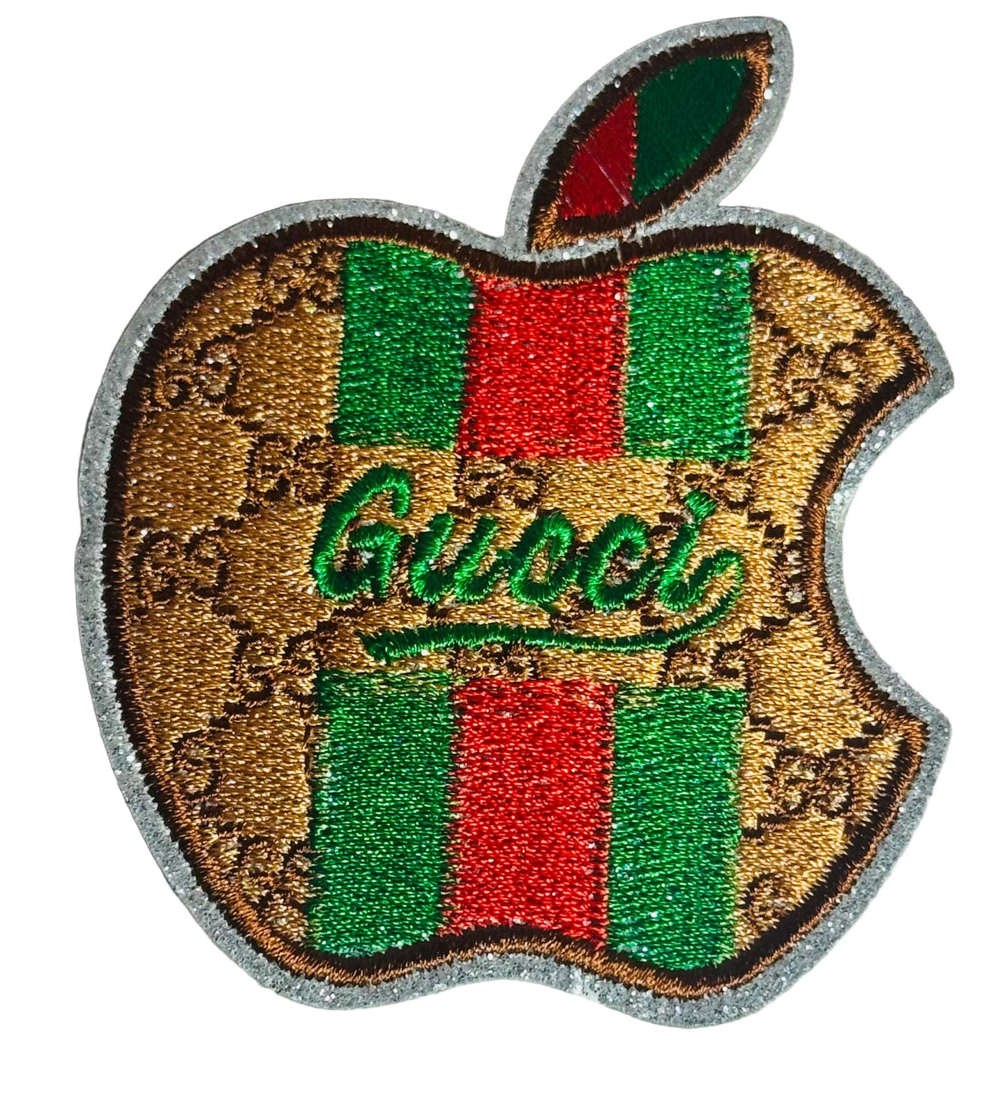 Designer Inspired Apple Logo Iron-On Patch