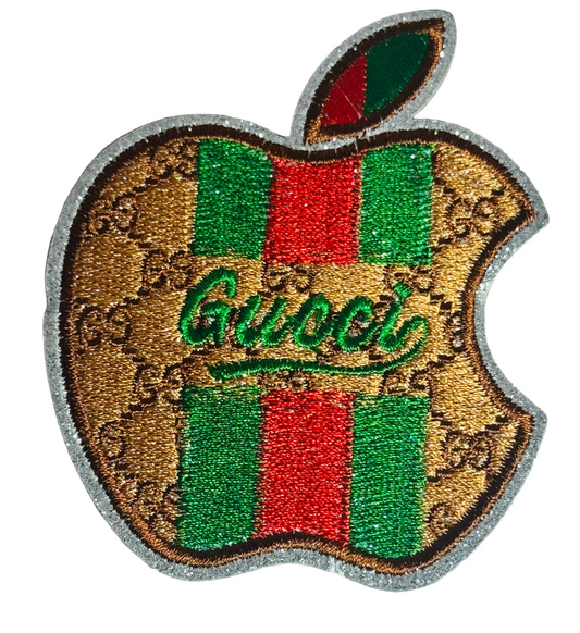 Designer Inspired Apple Logo Iron-On Patch