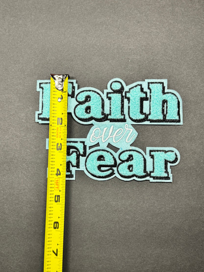FAIT OVER FEAR  Teal