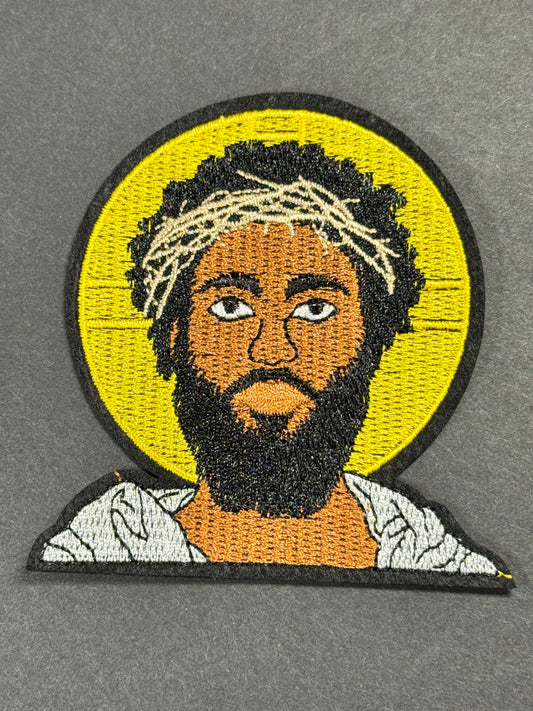 Black Jesus Yellow background