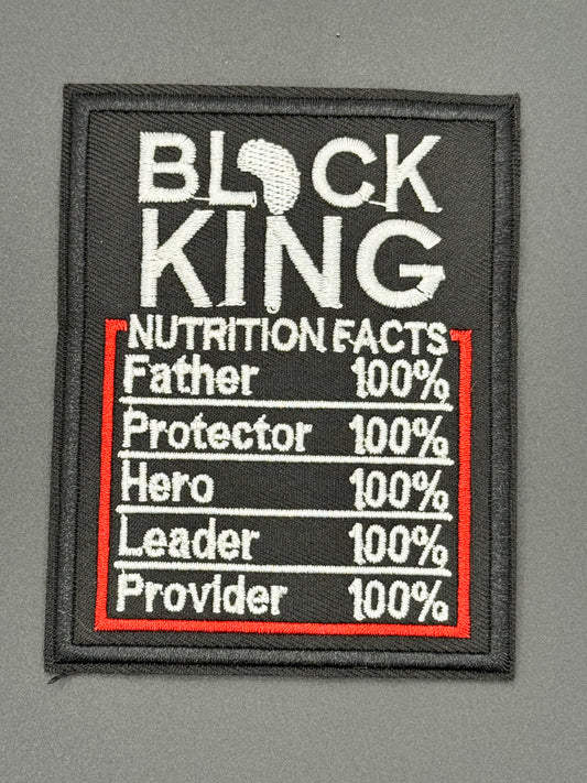 Black King Nutrition Facts Patch
