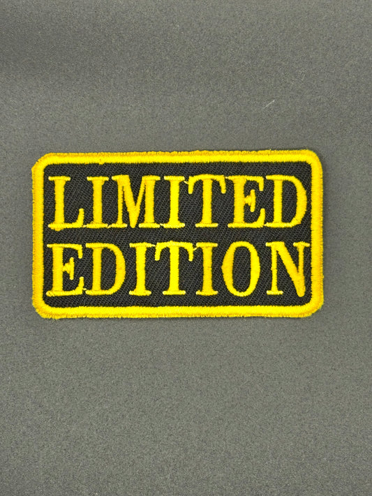 "Limited Edition Patch  Yellow/Blk"