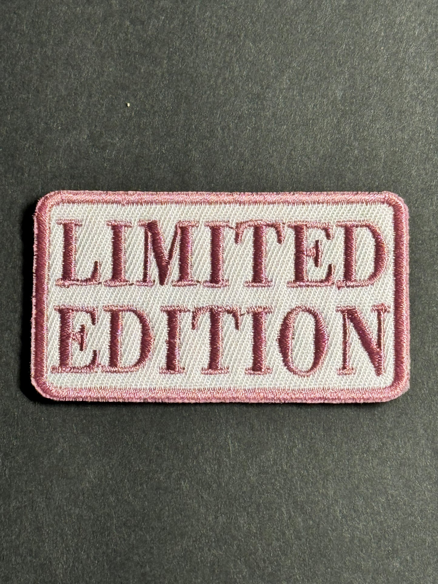 “Limited Edition” Patch – Pink & White