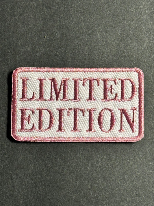 “Limited Edition” Patch – Pink & White