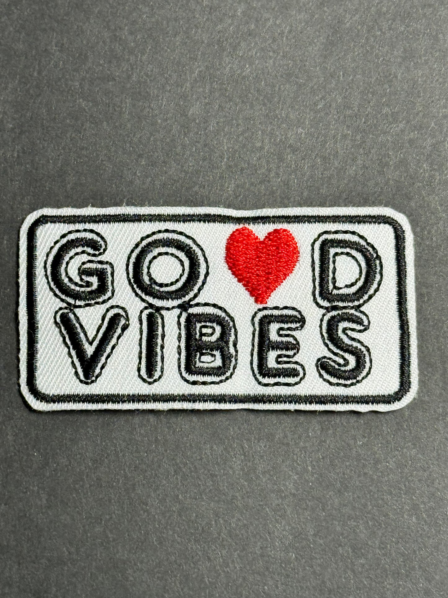 “Good Vibes” Heart Patch
