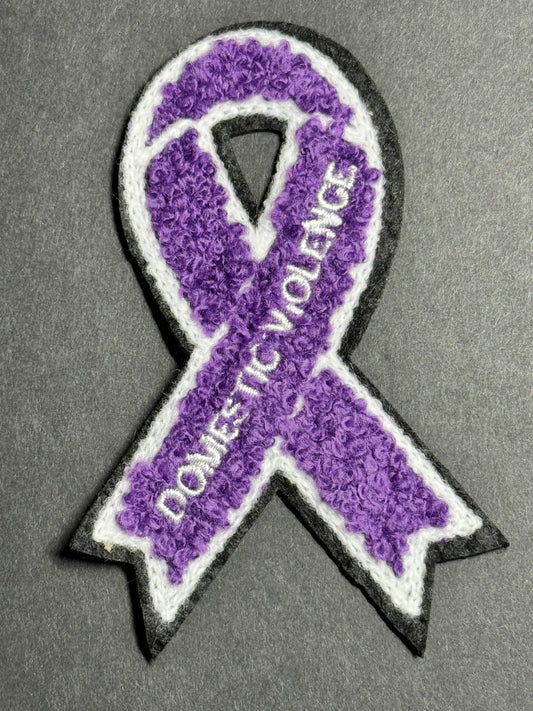 Purple Domestic Violence Awareness Ribbon Patch