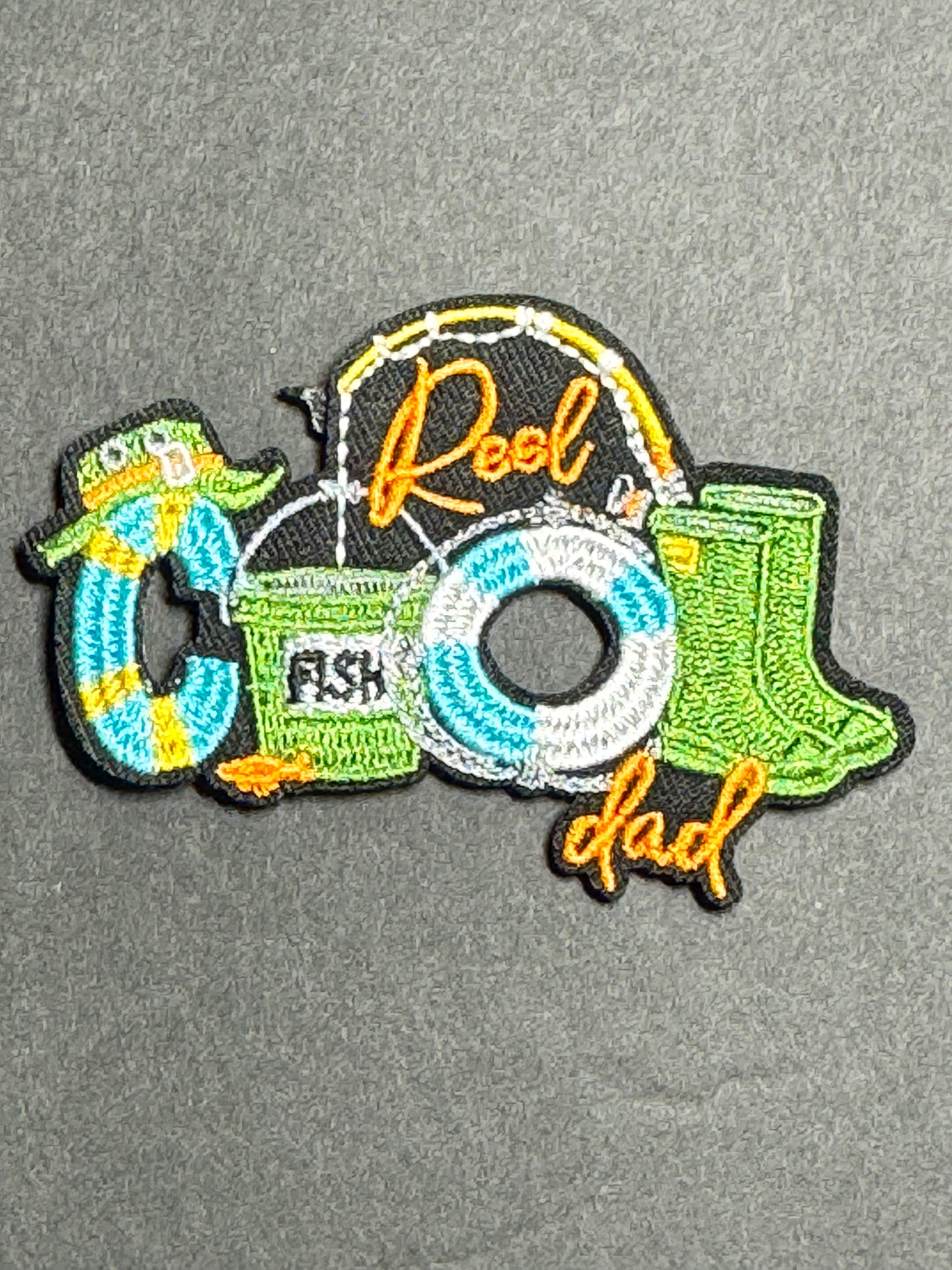 “Reel Cool Dad” Fishing Patch