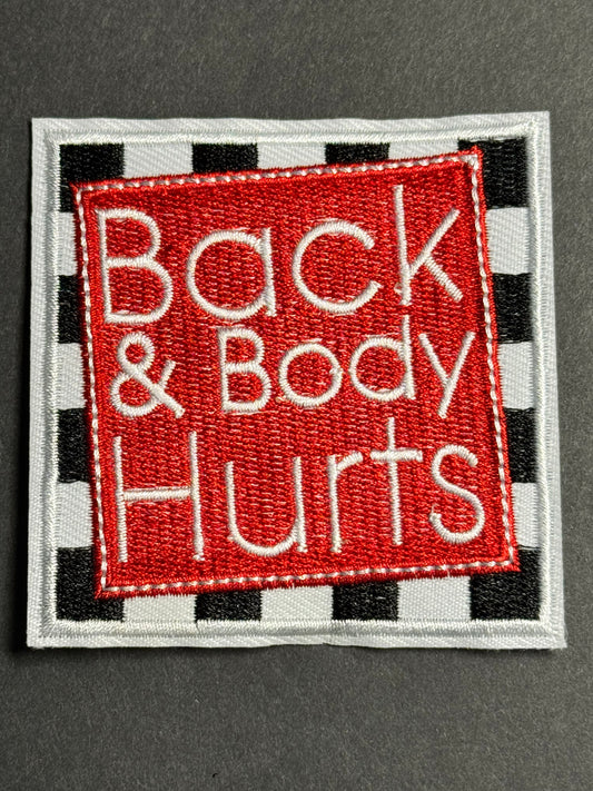 BACK & BODY HURTS Patch