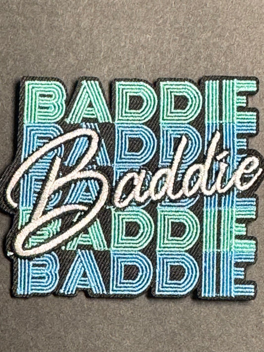 “Baddie” Layered Text Patch