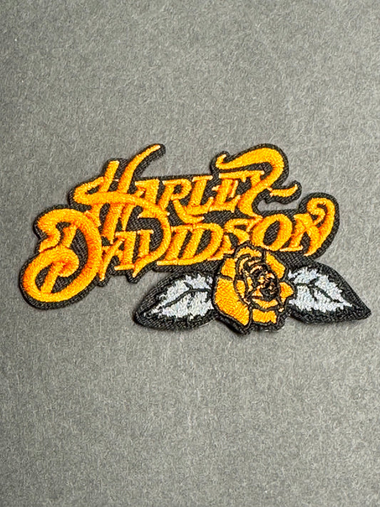 Harley Davidson Rose Patch