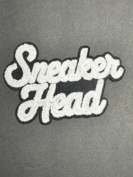 Sneaker Head (Chenille – White & Black)