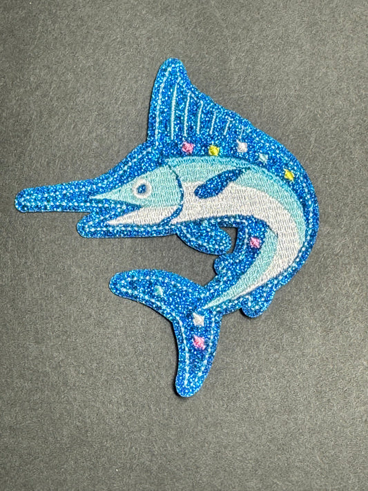 Glitter Sailfish Patch